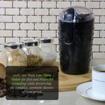 Ovente 150W Electric Coffee Grinder, Stainless Steel Blades, 2.5 oz Capacity, Black thumbnail 11