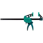 Wolfcraft AccuGrip 12 in. One-Hand Bar Clamp and 20 in. Spreader thumbnail 1