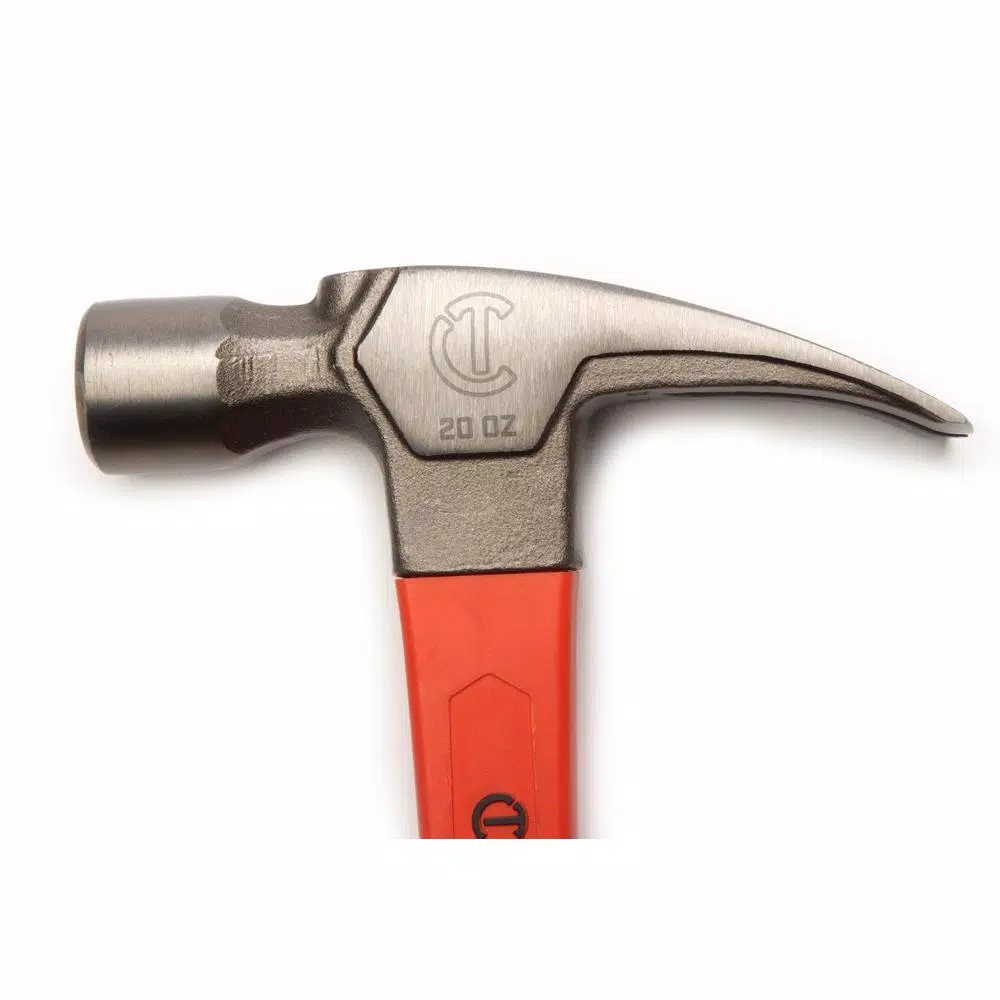 Crescent 20 oz. Fiberglass Rip Claw Hammer with Polished Forged Steel Head