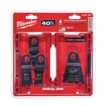 Milwaukee 6-Piece Oscillating Multi-Tool Blade Kit with Universal Shank thumbnail 5