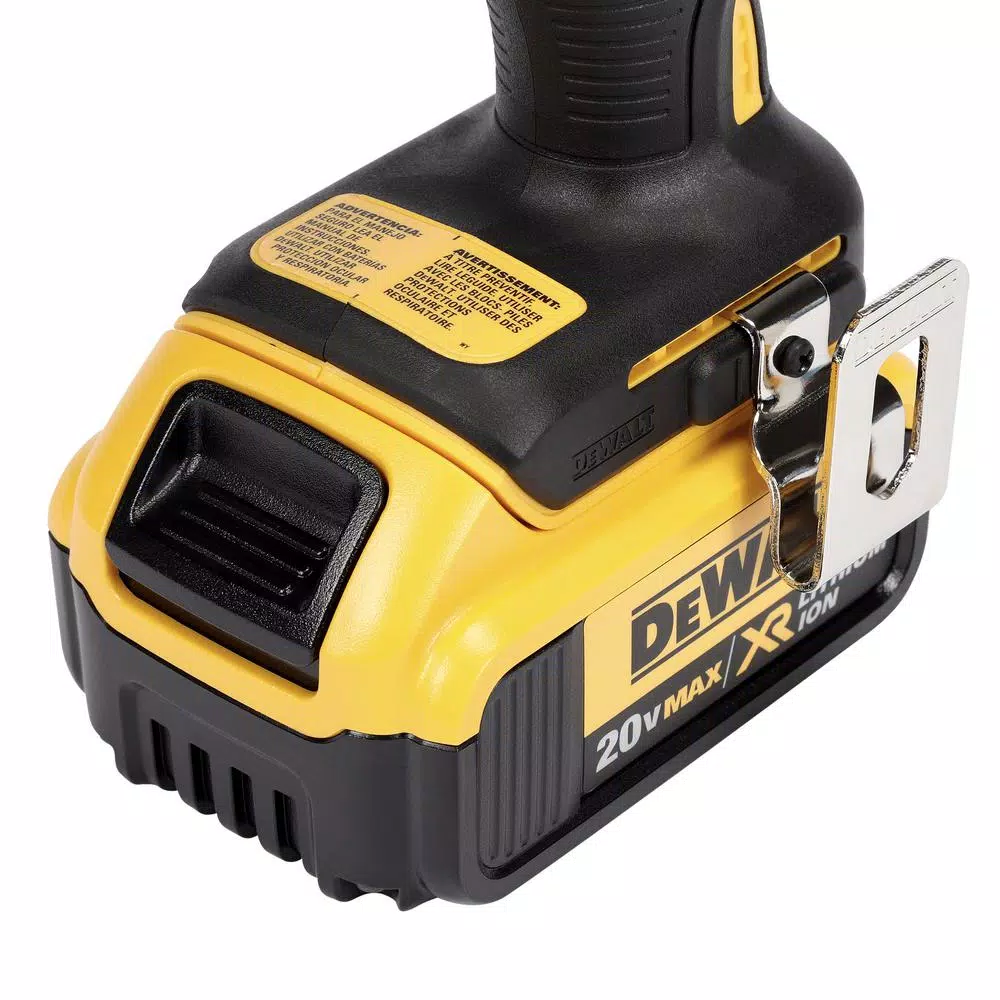 DEWALT 20V MAX XR 3/8 in. Compact Brushless Impact Wrench Kit with (2) 4.0 Ah Batteries & 142-Piece Tool Set