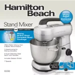 Hamilton Beach 7-Quart 7-Speed Stainless Steel Stand Mixer with 3 Attachments thumbnail 7