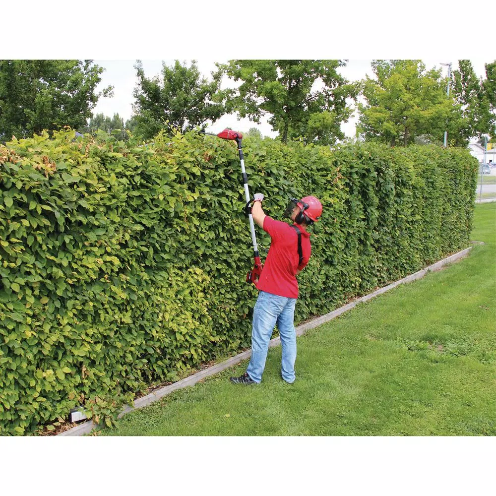 Einhell PXC 18V Cordless Telescoping Garden Multi-Tool with 8 in. Pole Saw and 18 in. Hedge Trimmer
