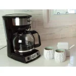 Total Chef 12-Cup Programmable Drip Coffee Maker with Glass Carafe, LCD Display, and Auto Shut-Off - Black/Silver thumbnail 5