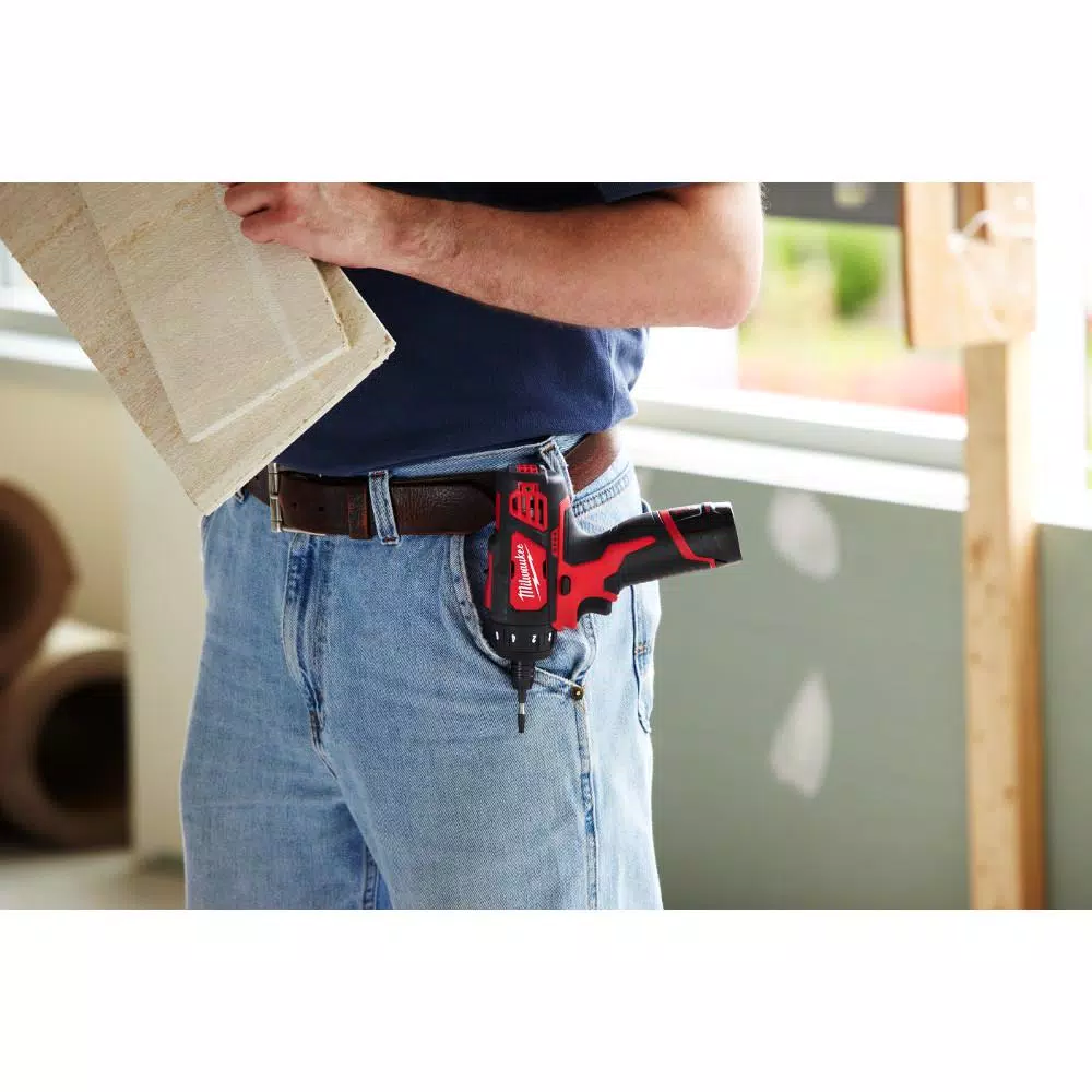 Milwaukee M12 12V Lithium-Ion Cordless 1/4 in. Hex 2-Speed Screwdriver (Tool-Only)
