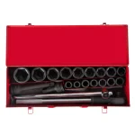Steelman PRO 20-Piece 3/4 in. Drive Metric Heavy-Duty Ratchet and Impact Socket Set thumbnail 2