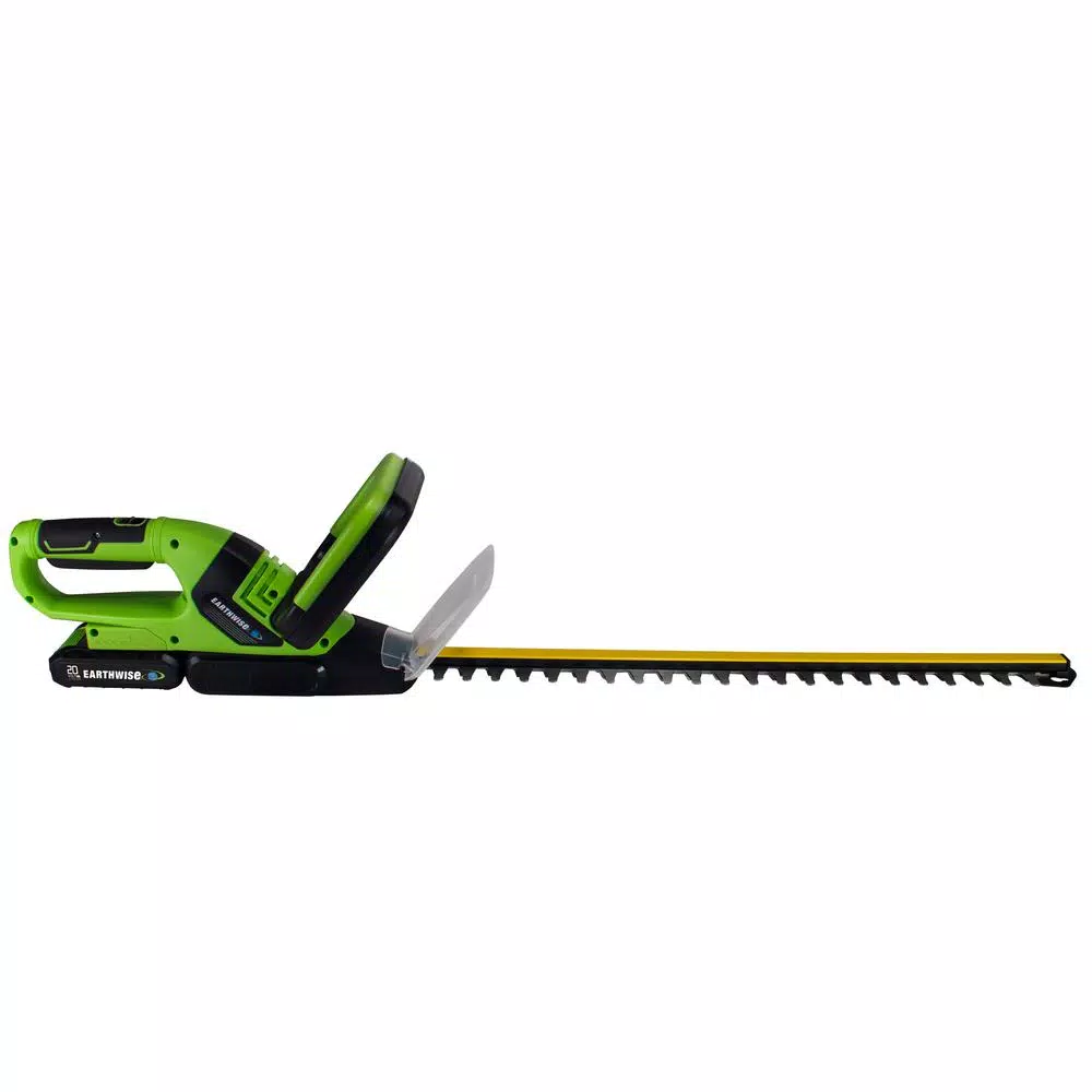 Earthwise 20V Cordless 20 in. Lithium-Ion Hedge Trimmer with 2 Ah Battery and Charger