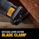 DEWALT 20V MAX Brushless Reciprocating Saw Kit with FLEXVOLT Advantage & 6.0Ah Battery thumbnail 9