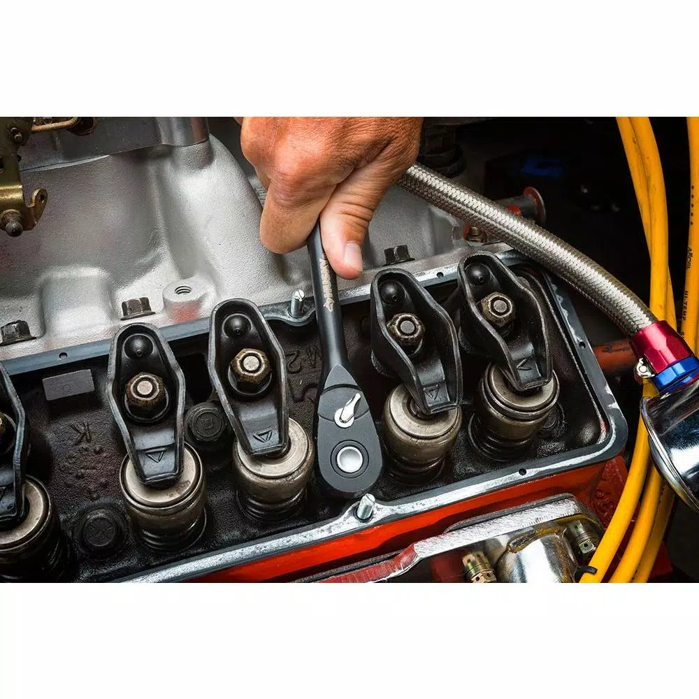 Husky 20-Piece 3/8 in. Drive 100-Position Ratchet and Universal Socket Wrench Set, SAE/Metric