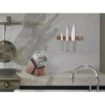 Cangshan 12 in. Walnut Wood Magnetic Knife Bar thumbnail 5
