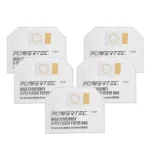 POWERTEC 10-Pack Fleece Filter Bags for Makita XCV05Z Backpack Vacuum Dust Extractor thumbnail 1