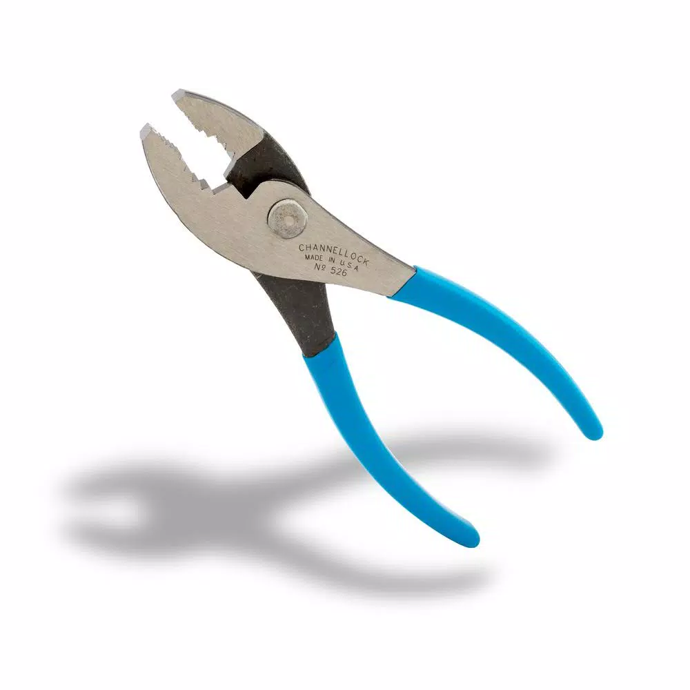 Channellock 6-1/2 in. Slip Joint Pliers with Wire Cutting Shear