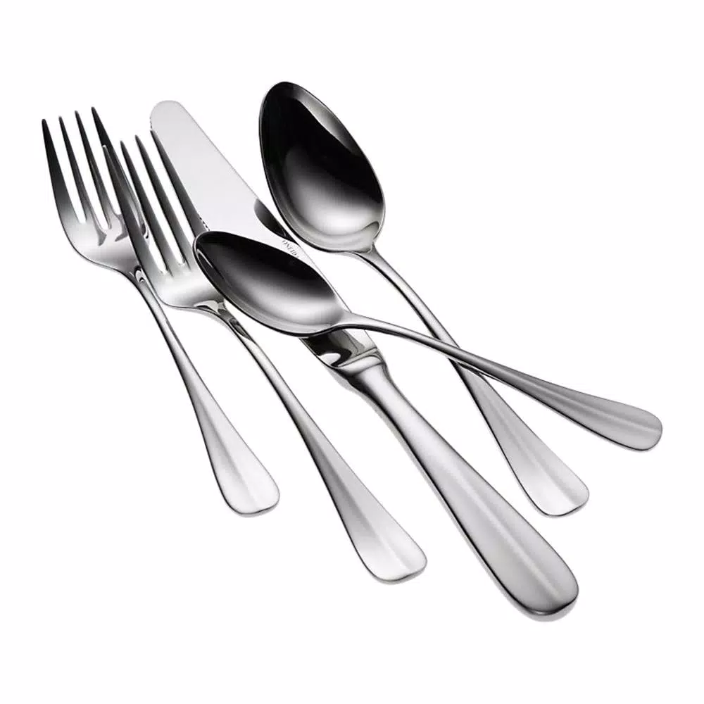 Oneida Baguette 18/10 Stainless Steel Serving Spoons, Silver (Set of 12)