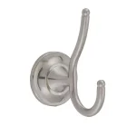 Glacier Bay Cooperton Double Robe Hook in Brushed Nickel, Zinc Alloy thumbnail 1