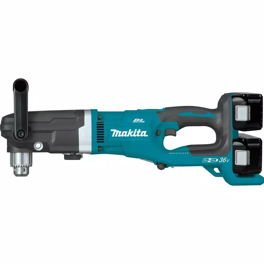 Makita 18V X2 LXT Brushless Cordless 1/2 in. Right Angle Drill Kit (36V) with 2 5.0 Ah Batteries