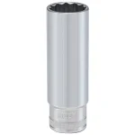 Husky 17 mm 12-Point Metric Deep Socket, 1/2 in. Drive thumbnail 1