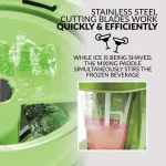 Taco Tuesday 40 oz. Frozen Beverage Station, Lime Green Ice Crusher & Slush Maker thumbnail 5