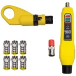 Klein Tools Coax Quick Install and Test Kit with Push-On Connectors thumbnail 1