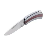 Klein Tools Compact Stainless Steel Pocket Knife with Rosewood Inserts thumbnail 5
