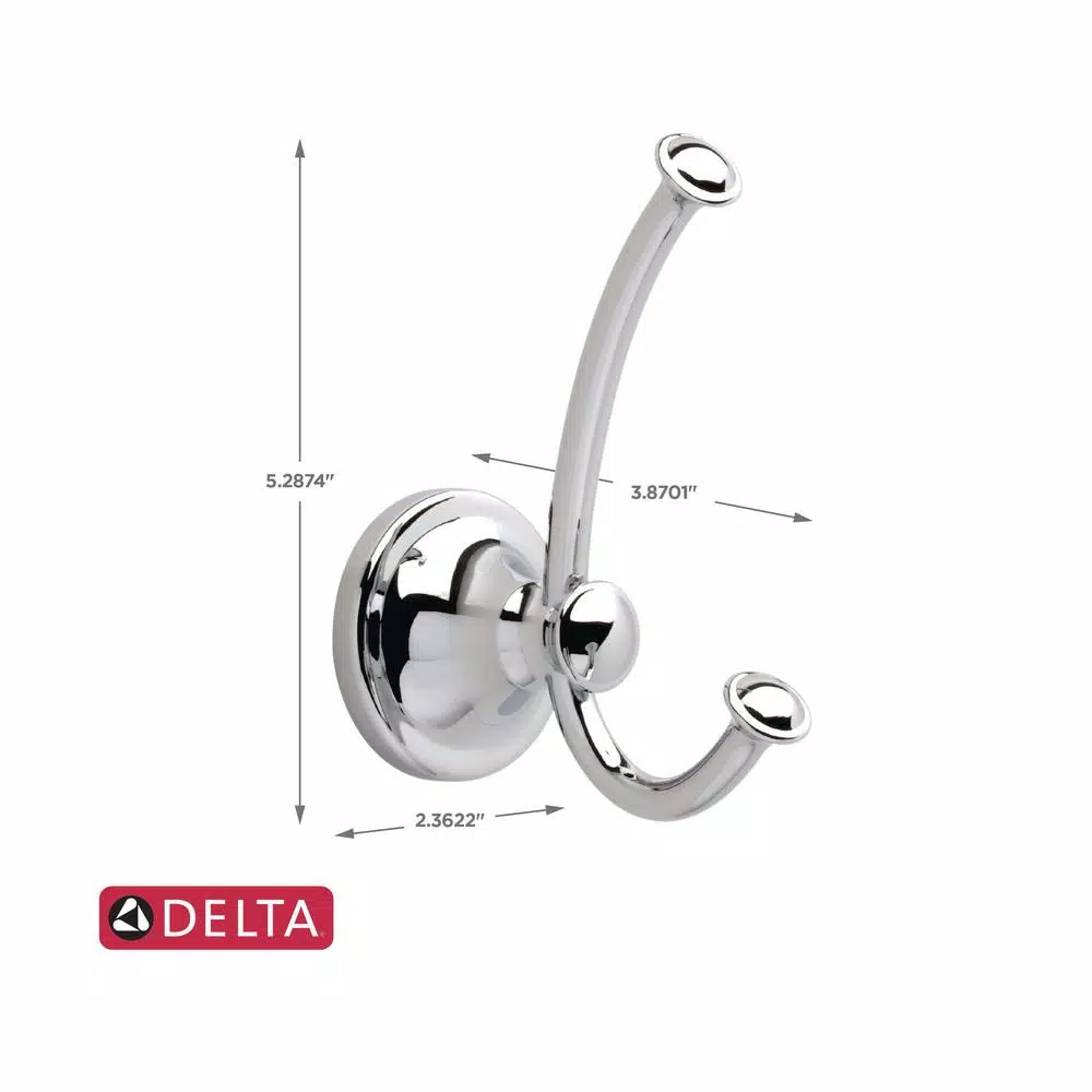 Delta Silverton 4-Piece Polished Chrome Bath Hardware Set