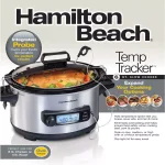Hamilton Beach 6 Qt. Stainless Steel Slow Cooker with Advanced Temp Tracker thumbnail 8