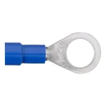 CURT Ring Terminals, 16-14 AWG Wire Gauge, 5/16 in Stud Size, Blue, 100-Pack thumbnail 1
