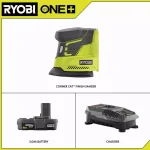RYOBI 18V ONE+ Corner Cat Finish Sander Kit with 2.0 Ah Battery and Charger thumbnail 2