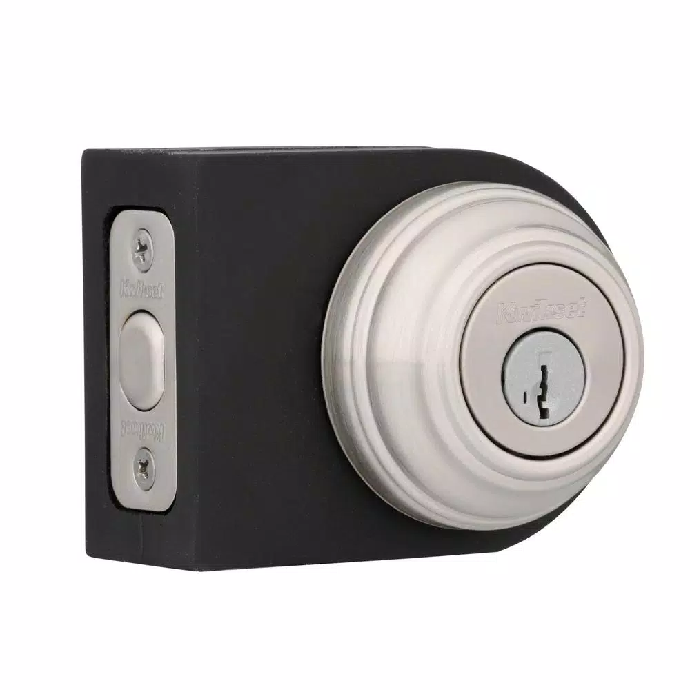 Kwikset 980 Satin Nickel Double Cylinder Deadbolt with SmartKey Security