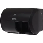 Georgia-Pacific Compact Side-by-Side Double Roll Bathroom Tissue Dispenser, Translucent Smoke thumbnail 2
