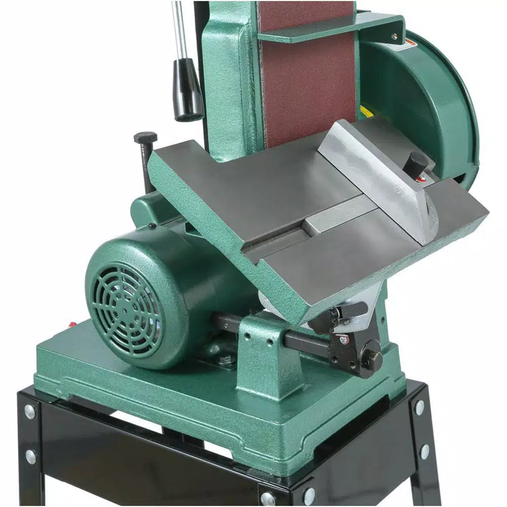 Grizzly Industrial G1014Z 6 in. x 48 in. Belt and 9 in. Disc Combination Sander with A-Frame Stand
