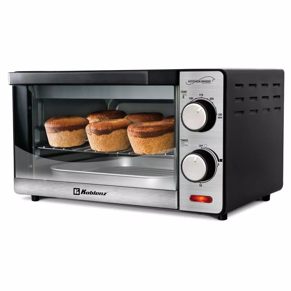 Koblenz Kitchen Magic Collection 10-Liter Silver Toaster Oven