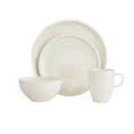 Villeroy & Boch Artesano 4-Piece White Porcelain Dinnerware Set, Service for 1 thumbnail 3