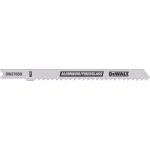 DEWALT 4 in. 8 TPI High Carbon Steel U-Shank Jigsaw Blades, 5-Pack thumbnail 1