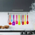 MegaChef 12-Piece Multi-Color Silicone Kitchen Utensil Set thumbnail 12