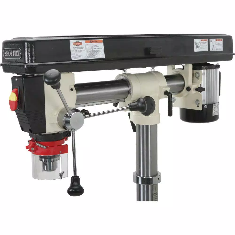 Shop Fox 1/2 HP 34 in. Floor Radial Drill Press, 110-Volt