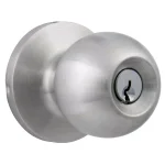Universal Hardware Commercial Grade 2 Satin Chrome Storeroom Door Knob, 2-1/8 in. thumbnail 1