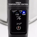 Ovente KS58 1.7L Stainless Steel Electric Kettle with Touch Screen Control Panel thumbnail 3