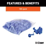 CURT Snap Lock Tap Connectors, 18-14 Gauge Wire, 100-Pack thumbnail 3