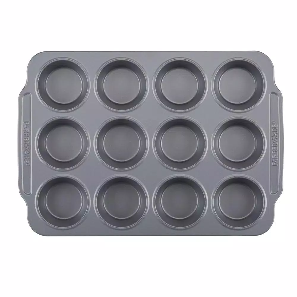 Farberware 8-Piece Nonstick Bakeware Set, Gray Steel