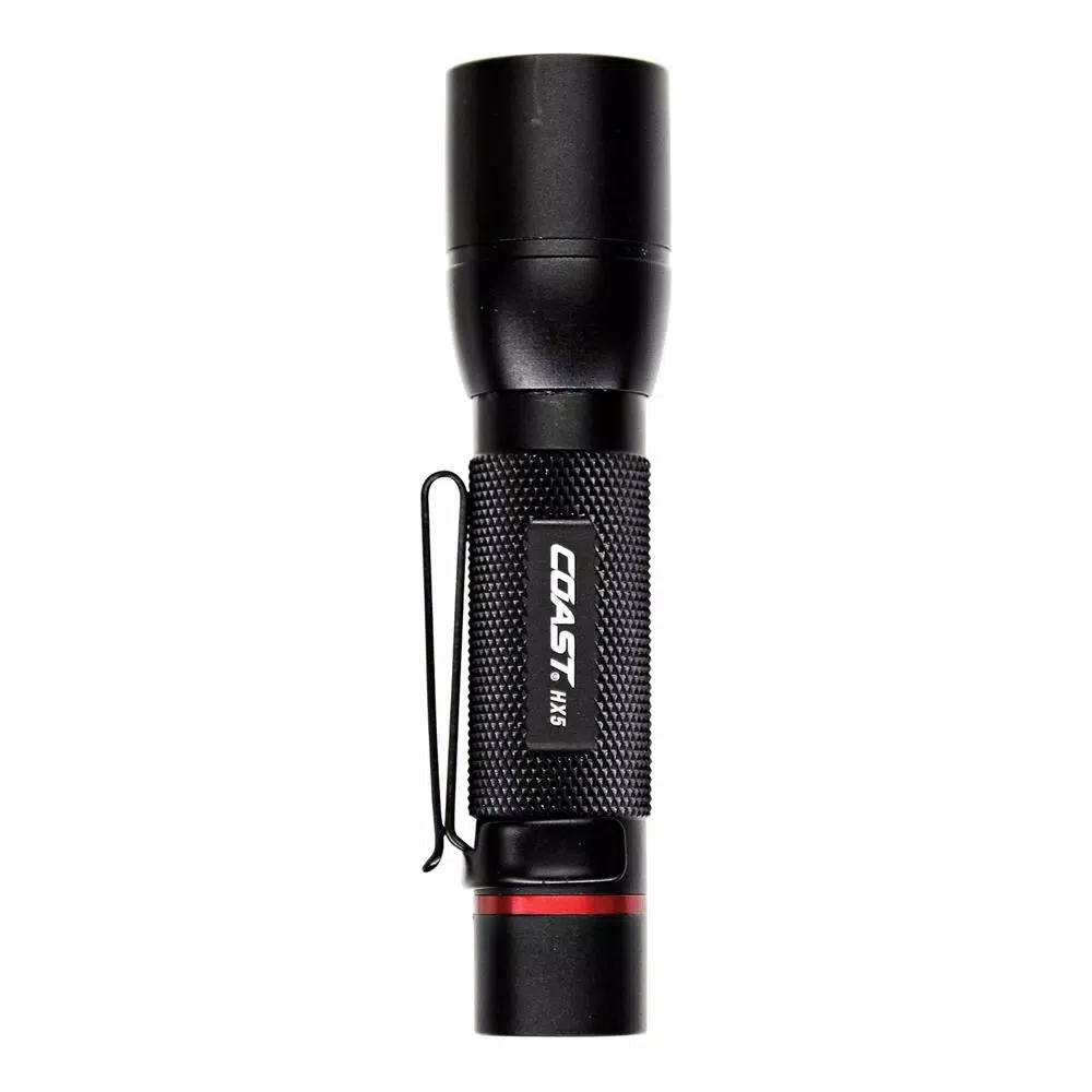 Coast HX5 130 Lumen Focusing LED Pocket Flashlight