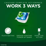 Cascade Platinum ActionPacs Dishwasher Detergent with Dawn, Fresh Scent (2 x 36-Count) thumbnail 7