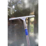 Ettore 12 in. Professional Stainless Steel Window Squeegee with Replaceable Rubber Blade thumbnail 2