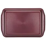 Circulon Nonstick 9 x 13 in. Rectangular Cake Pan, Merlot thumbnail 2