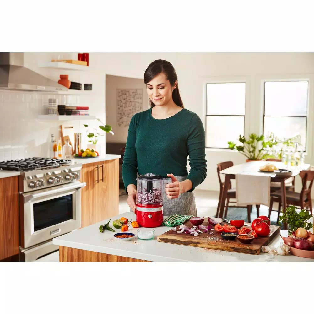KitchenAid Cordless 5-Cup Food Chopper, Passion Red