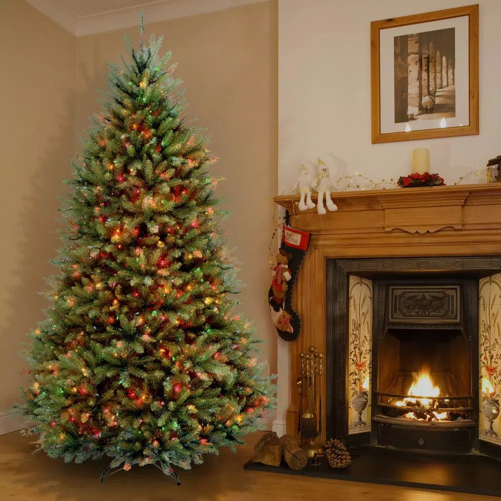 National Tree Company 7 ft. Dunhill Fir Artificial Christmas Tree with 700 Multicolor Lights