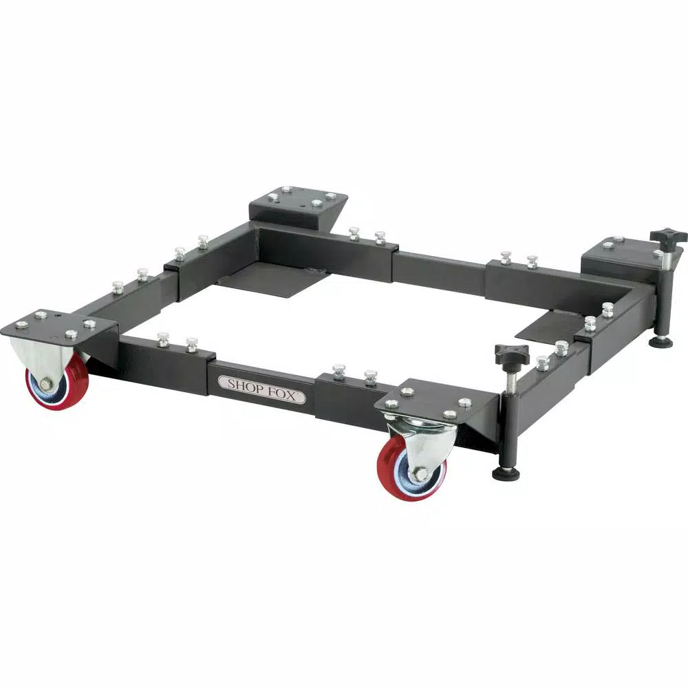 Shop Fox Fox Heavy-Duty Mini Mobile Base for Power Tools, 600 lb Capacity