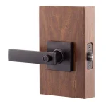 Copper Creek Craftsman Remi Tuscan Bronze Privacy Lever for Bedroom and Bathroom thumbnail 4