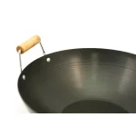 Cook Pro 14 in. Professional Heavy Duty Carbon Steel Wok with Assist Handle thumbnail 3