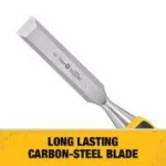 DEWALT DWHT 3-Piece Wood Chisel Set with Bonus 1-1/4 in. and 1-1/2 in. Chisels thumbnail 3