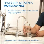 Aquasana 3-Stage Under Counter Water Filtration System with Brushed Nickel Faucet thumbnail 6